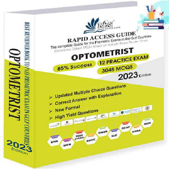 Optometrist Exam Book Prometric Questions MCQ 2023