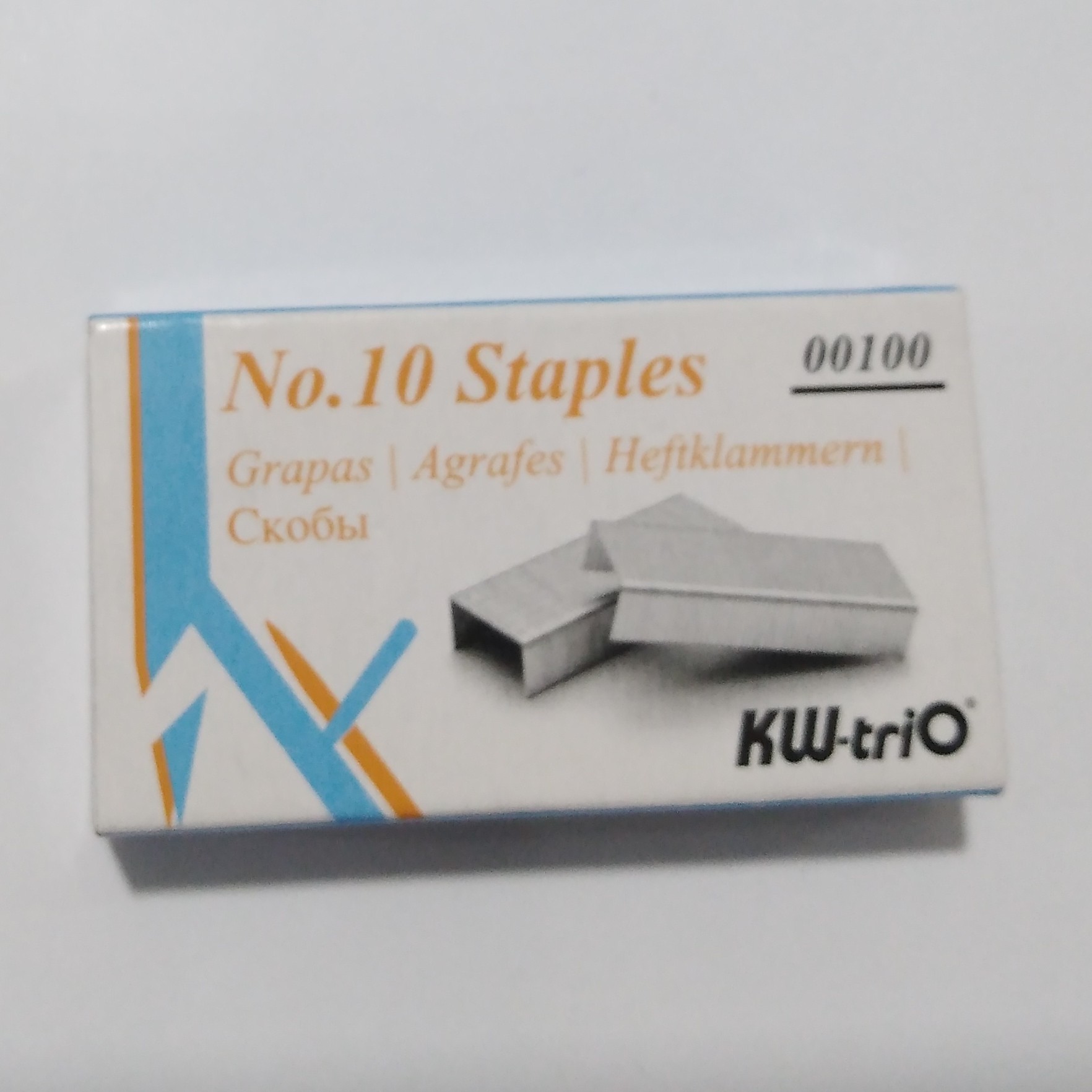 سوزن منگنه KW-trio سایز 10 کد 0010 بسته 1000 سوزنی