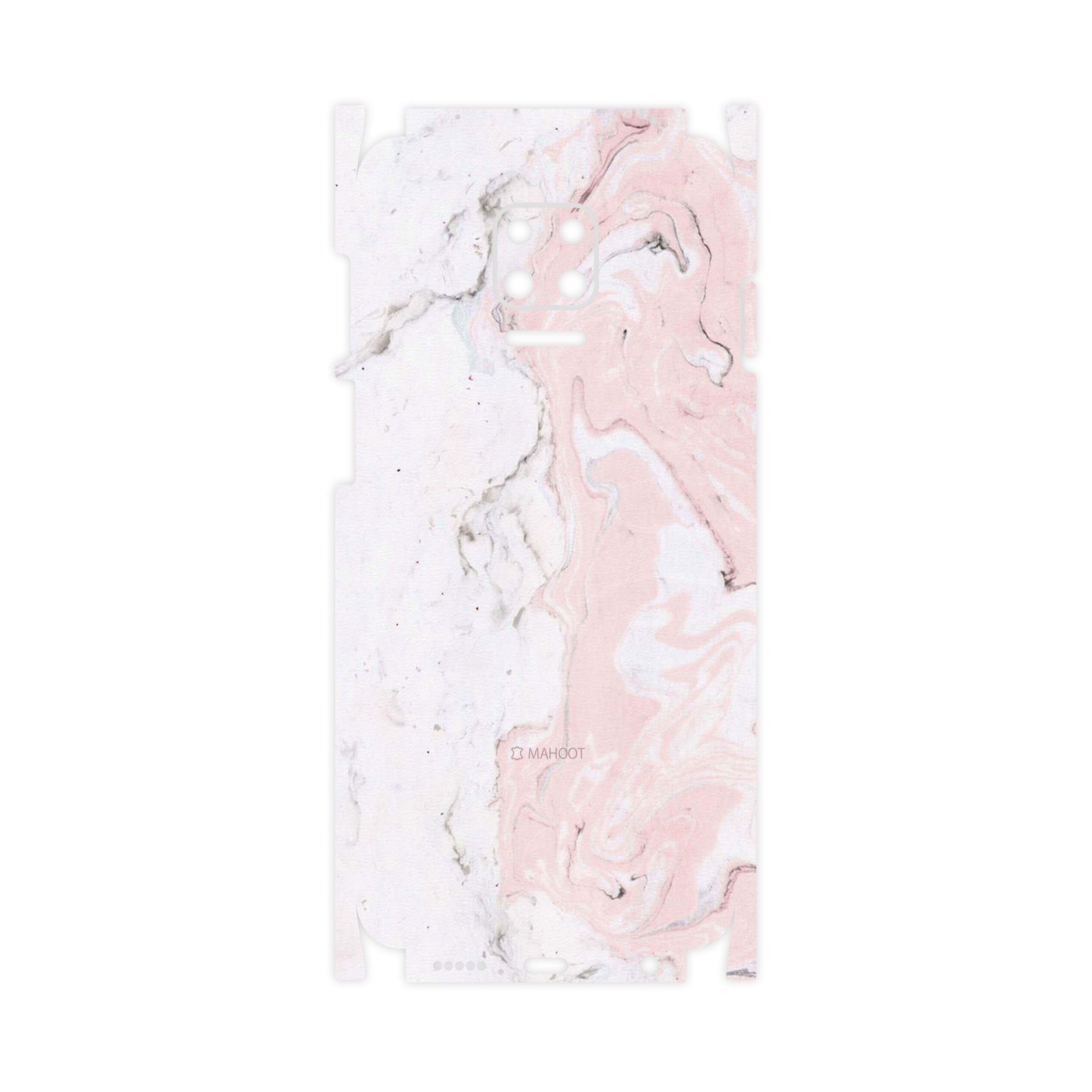 برچسب پوششی ماهوت مدل Blanco-Pink-Marble-FullSkin مناسب برای گوشی موبایل شیائومی Redmi Note 9s