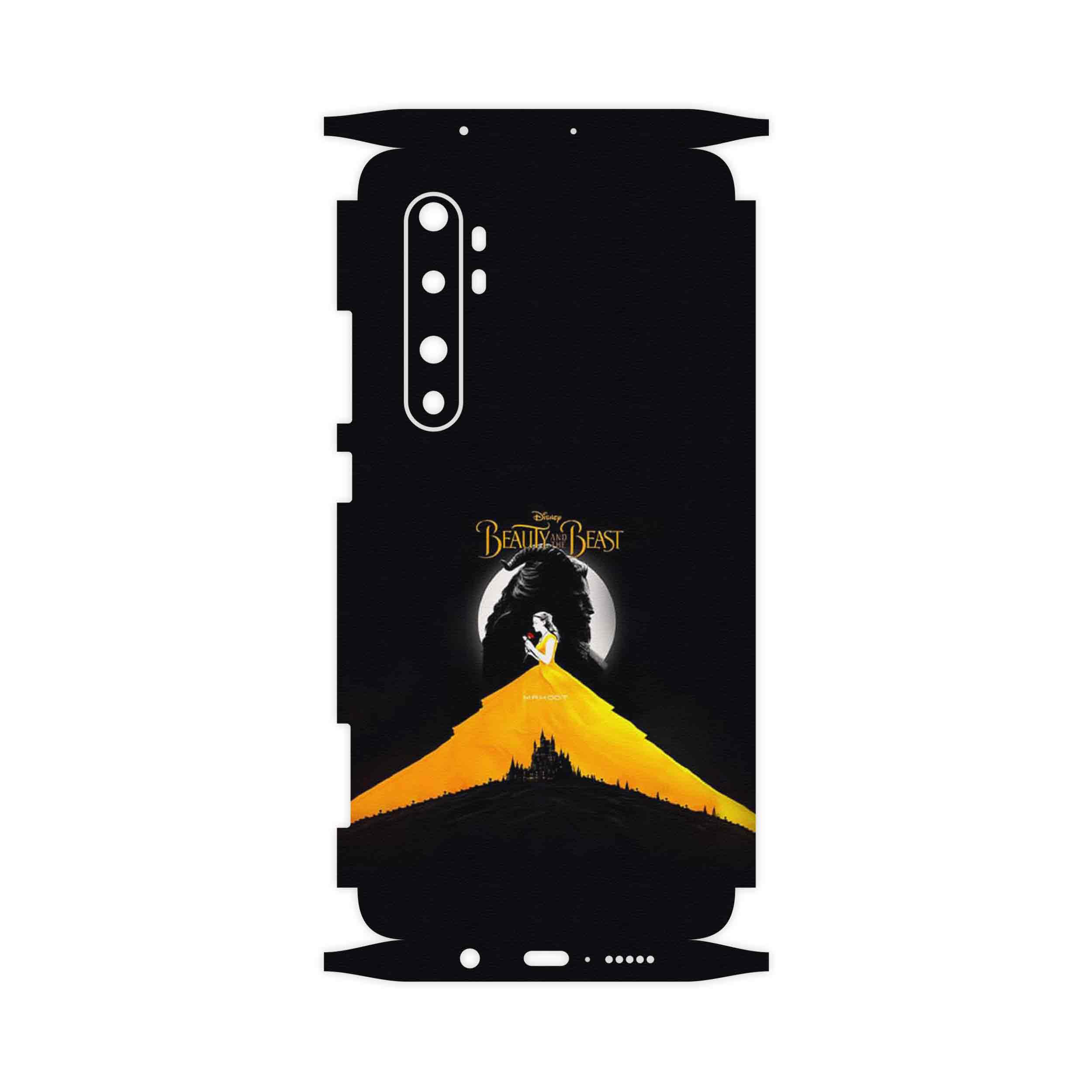 برچسب پوششی ماهوت مدل Beauty and the Beast-FullSkin مناسب برای گوشی موبایل شیائومی Mi Note 10 Lite