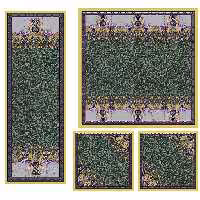 ست رومیزی 4 تکه شمسه نگار مدل DM583A