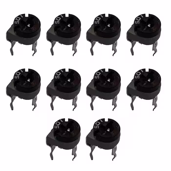 مقاومت پتانسیومتر 1 مگا اهم کد WH06 2 105 بسته 10 عددی