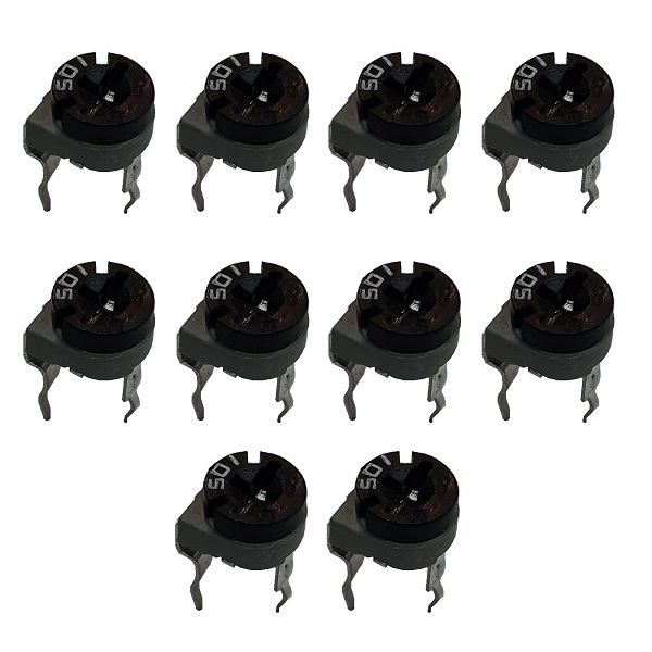 مقاومت پتانسیومتر 1 مگا اهم کد WH06-2-105 بسته 10 عددی