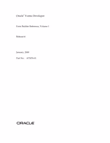 خرید و دانلود نسخه کامل کتاب Oracle Forms Developer Complete Tutorial [Power Book]