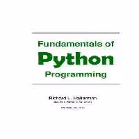 خرید و دانلود نسخه کامل کتاب Fundamentals of Python Programming