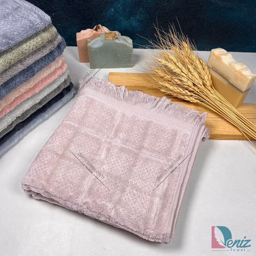 حوله دستی طرح مارتا رنگ پودرا