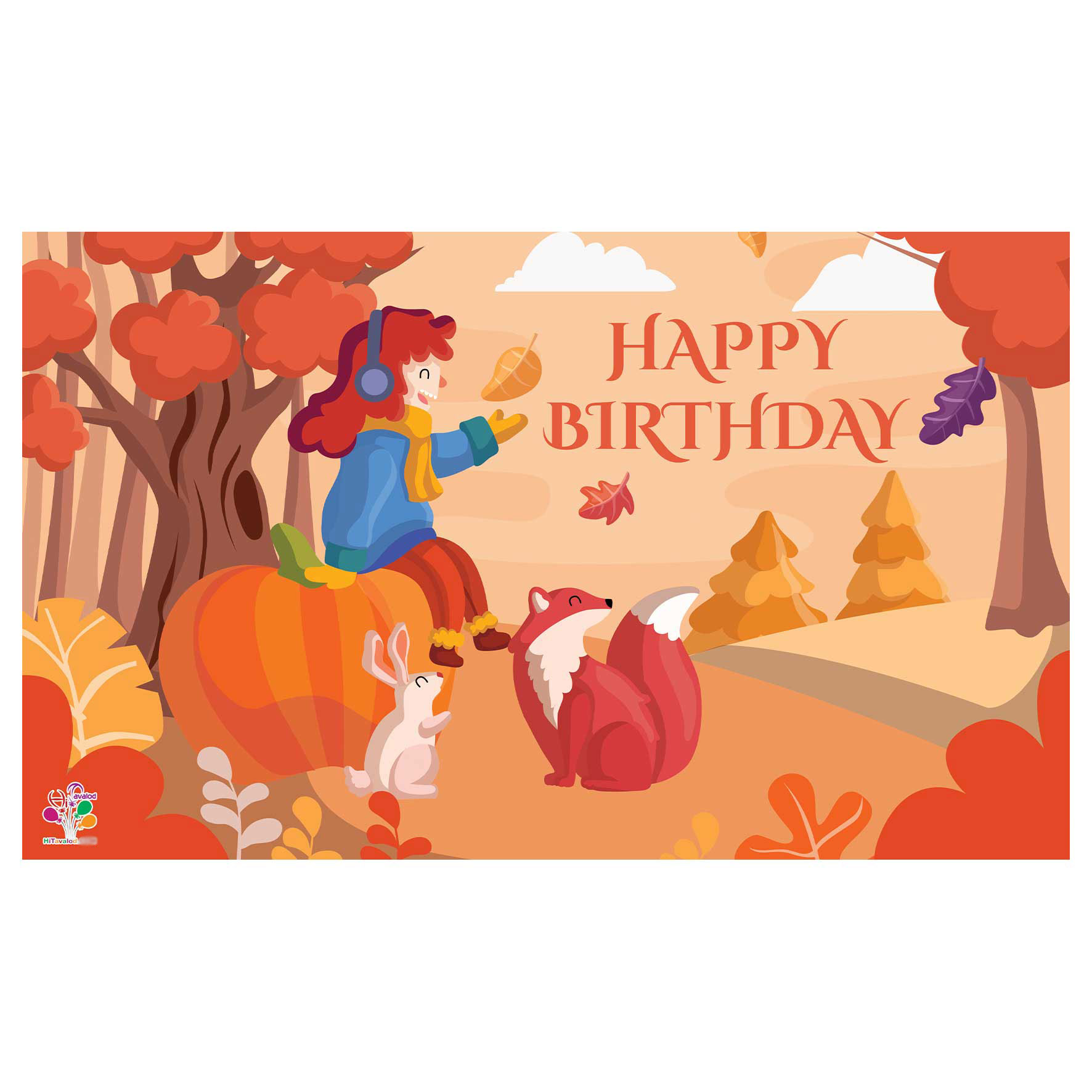 بنر تولد طرح روباه کد 146