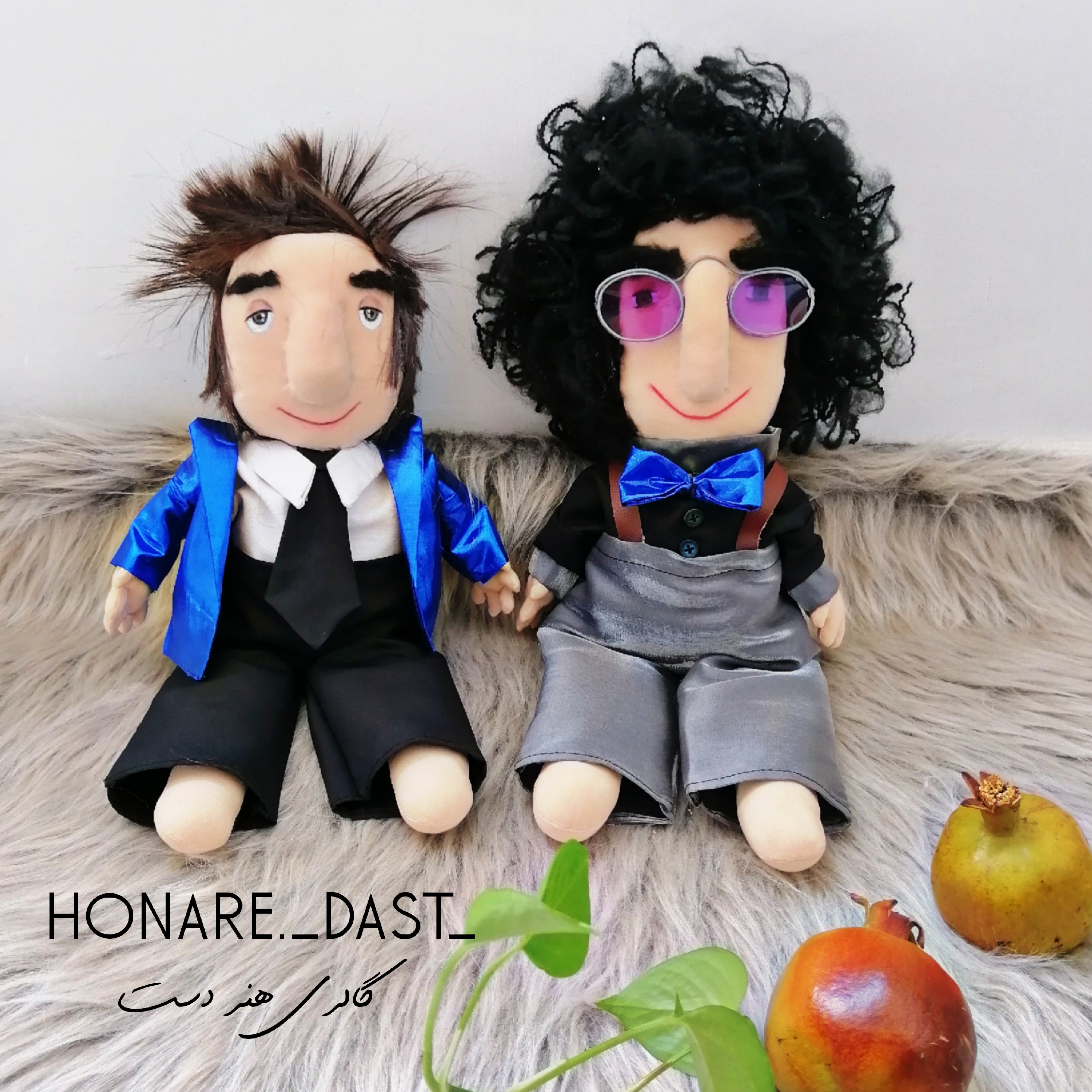 عروسک شاباش عروسک دیجی گروه بی بندوبار عروسک موسیقی موفرفری عینکی عروسک دستساز سیسمونی کودک هدیه کادویی 