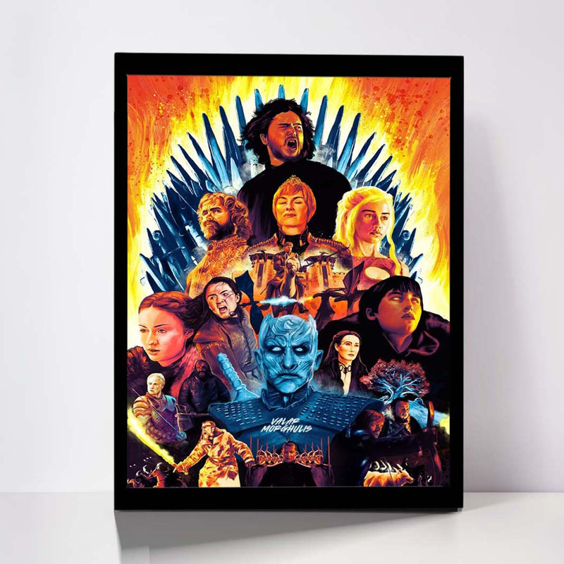 تابلو مدل Game of Thrones کد S-2268 | دنیای قاب