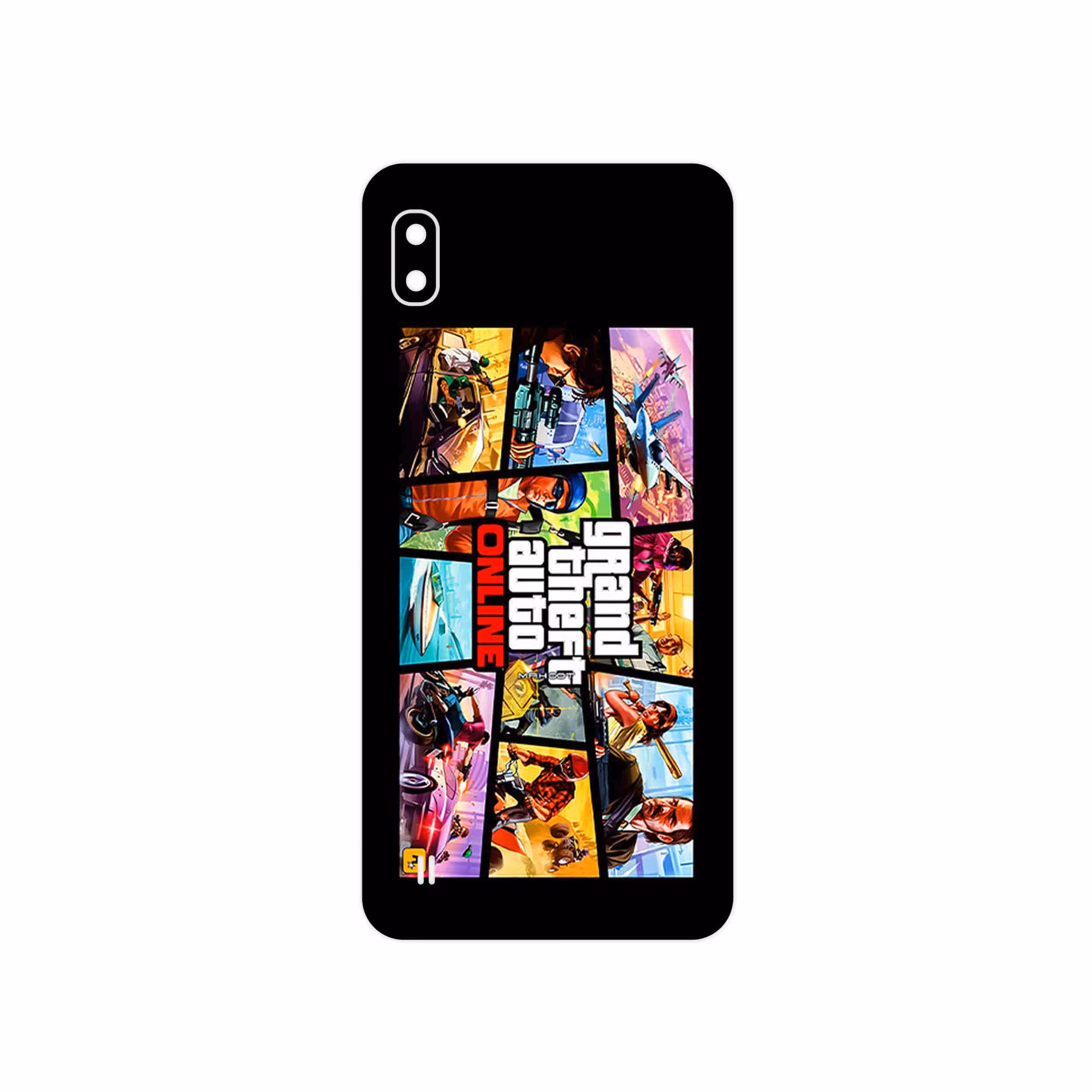 برچسب پوششی ماهوت مدل GTA Online Game Series مناسب برای گوشی موبایل سامسونگ Galaxy A10