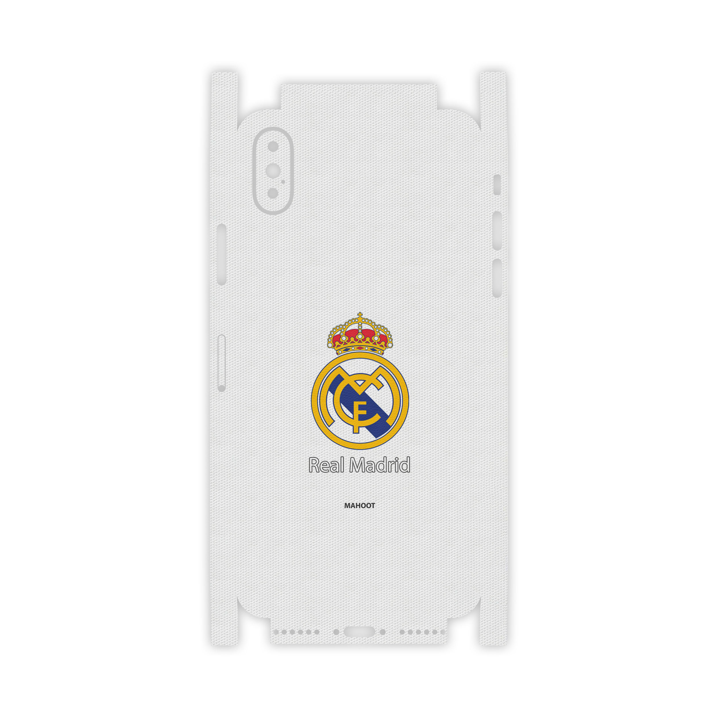 برچسب پوششی ماهوت مدل REAL-MADRID-1-FC-FullSkin مناسب برای گوشی موبایل اپل iPhone X