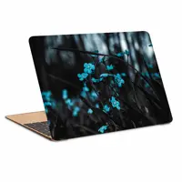 استیکر لپ تاپ طرح flowers blue field کد N-183 مناسب برای لپ تاپ 15.6 اینچ