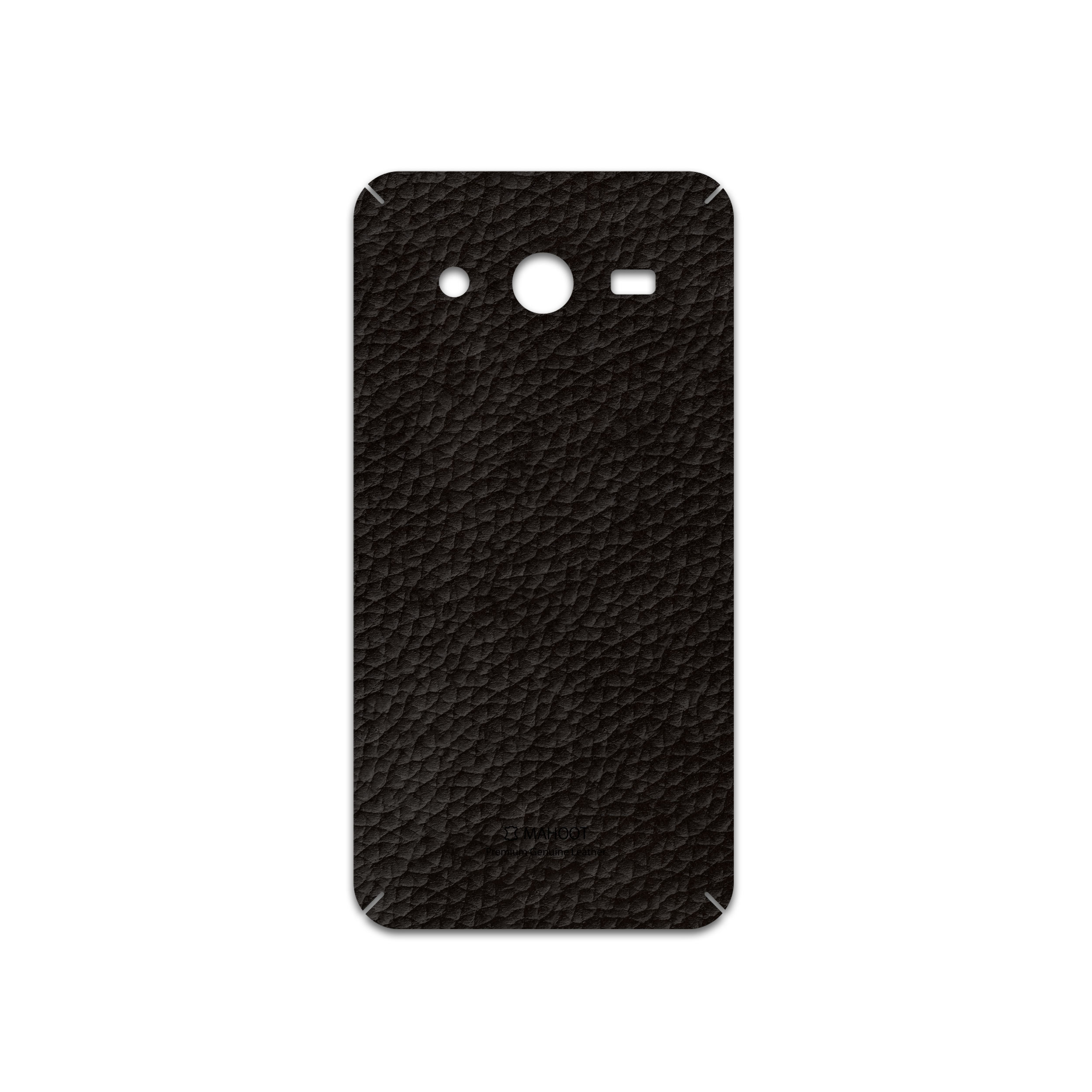 برچسب پوششی ماهوت مدل Dark-Brown-Leather مناسب برای گوشی موبایل سامسونگ Galaxy Core 2