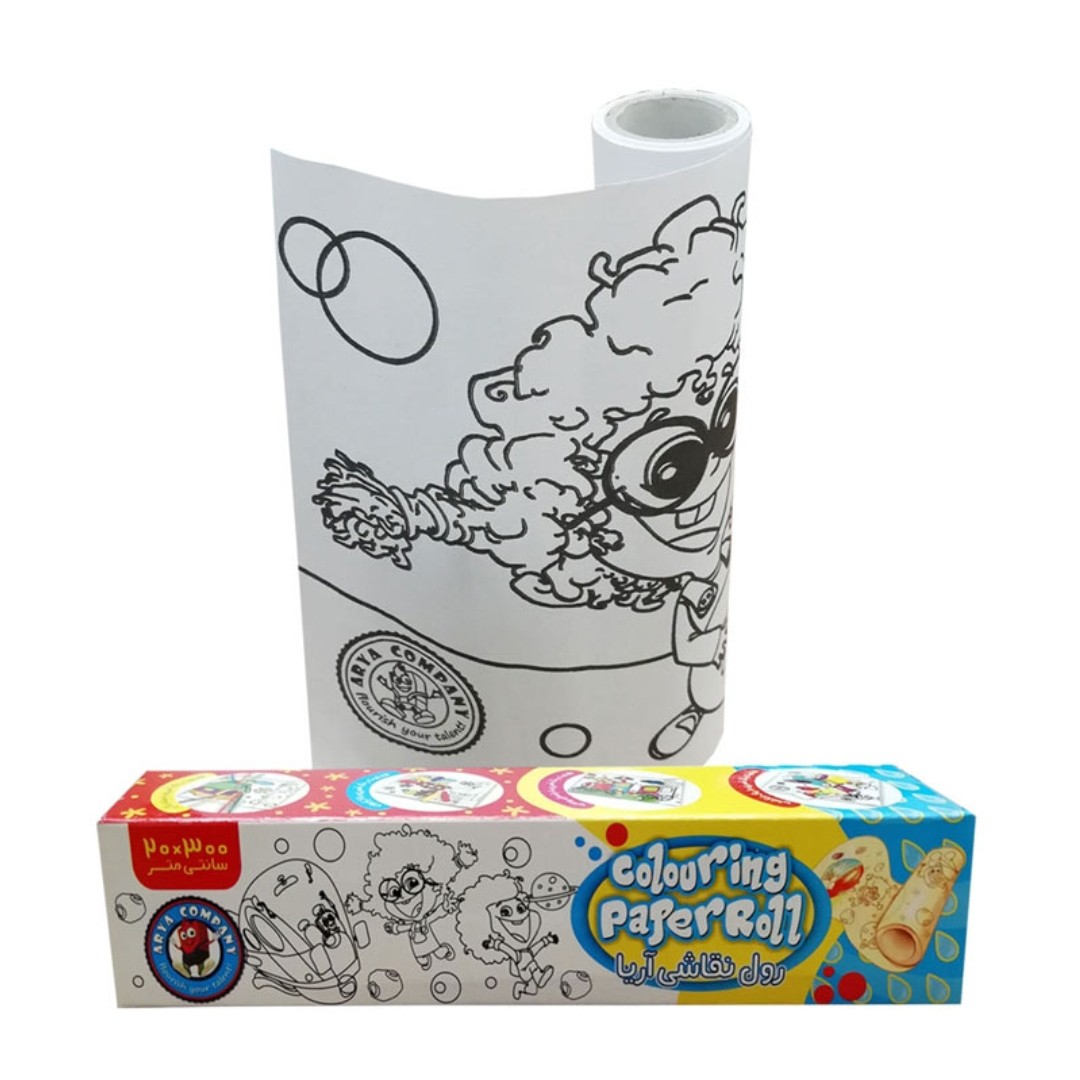 رول کاغذ رنگ آمیزی آریا کد 6040