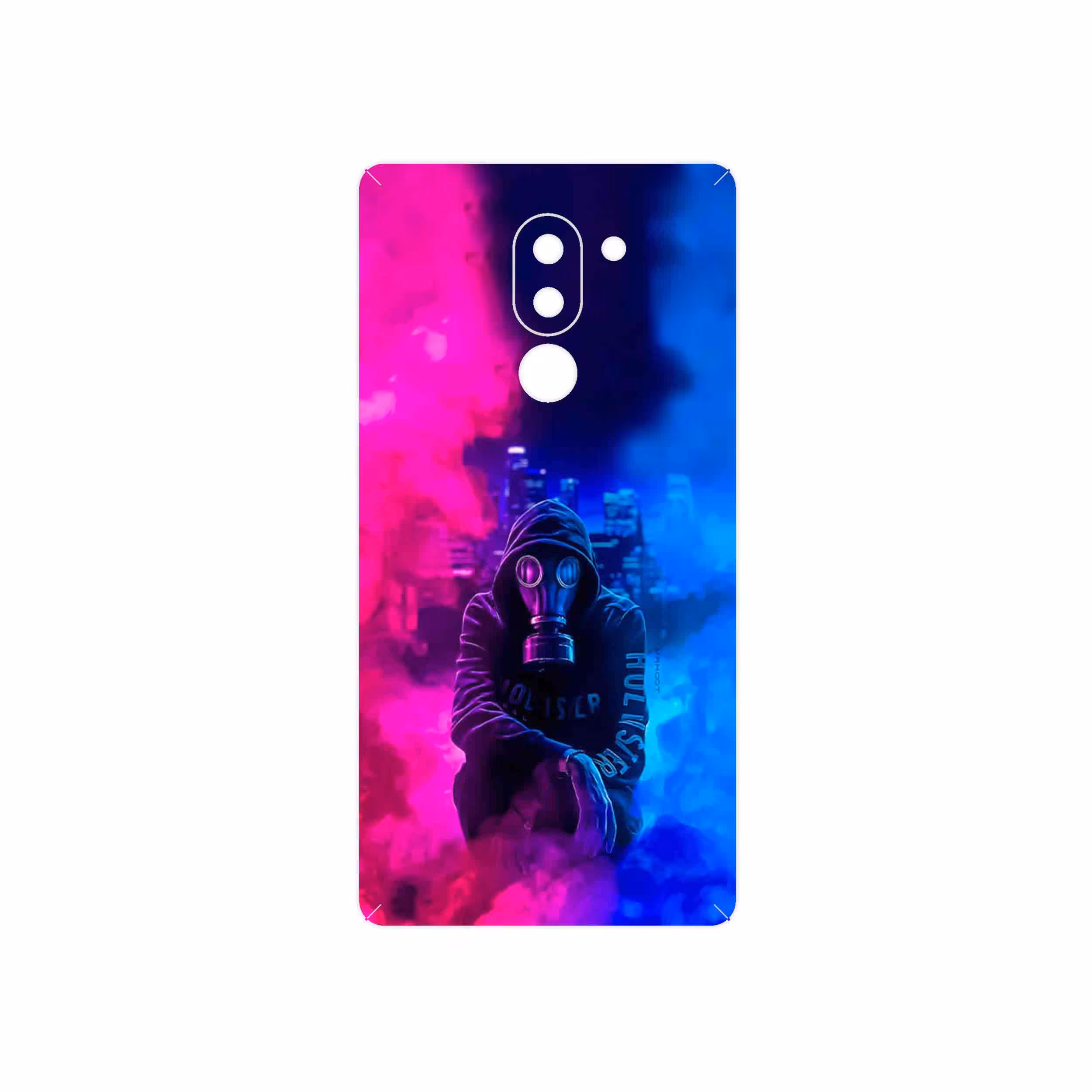 برچسب پوششی ماهوت مدل Smoke Rainbow Digital Art 2 مناسب برای گوشی موبایل آنر 6X