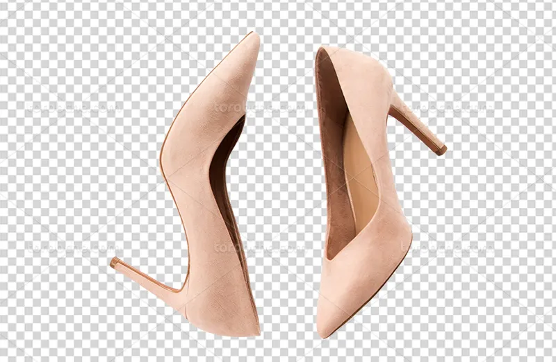 عکس PNG کفش زنانه گلبهی | گرافیک با طعم تربچه