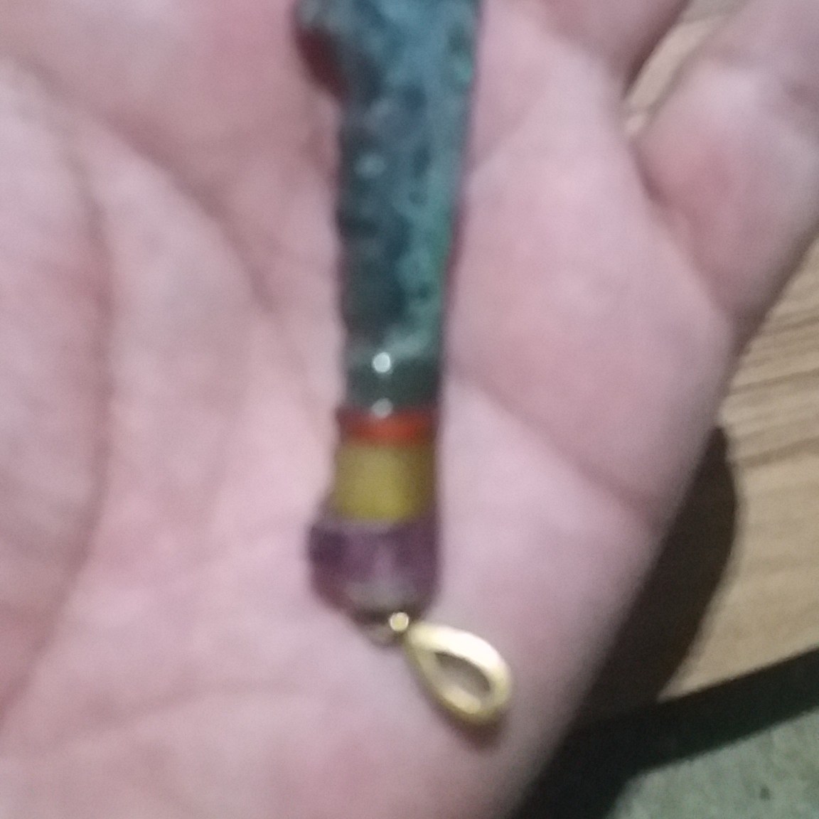 سنگ اویز چاقو عقیق منظره