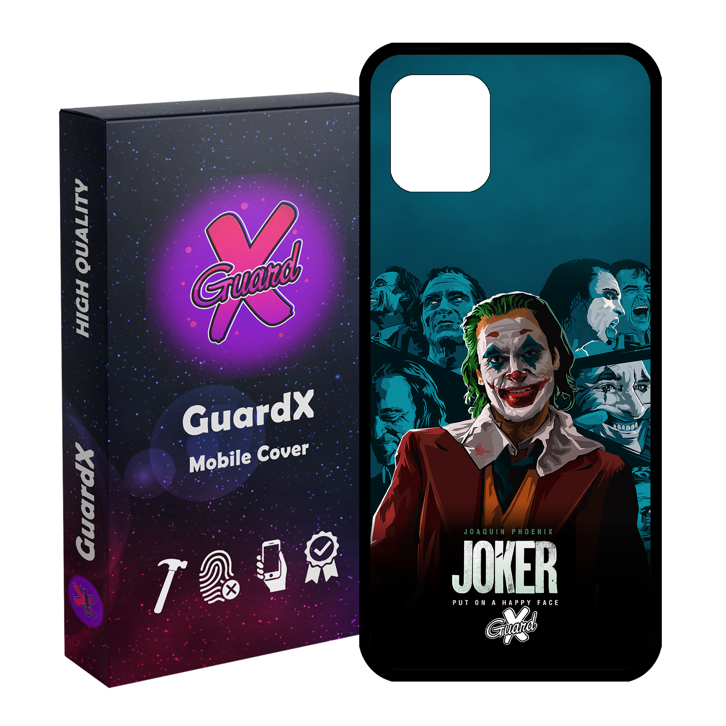 کاور گارد ایکس طرح جوکر مدل Glass10201 مناسب برای گوشی موبایل سامسونگ Galaxy Note 10 Lite