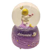 گوی موزیکال مدل چراغ دار فضانورد نوازنده