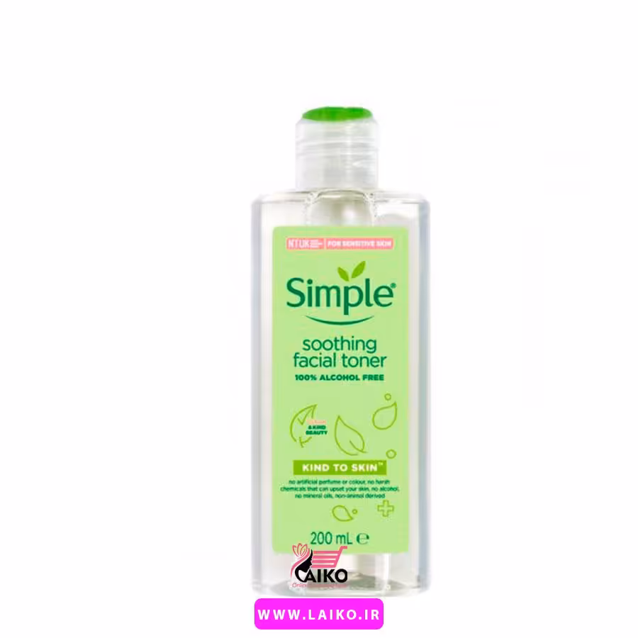 تونر تسکین دهنده سیمپل SIMPLE