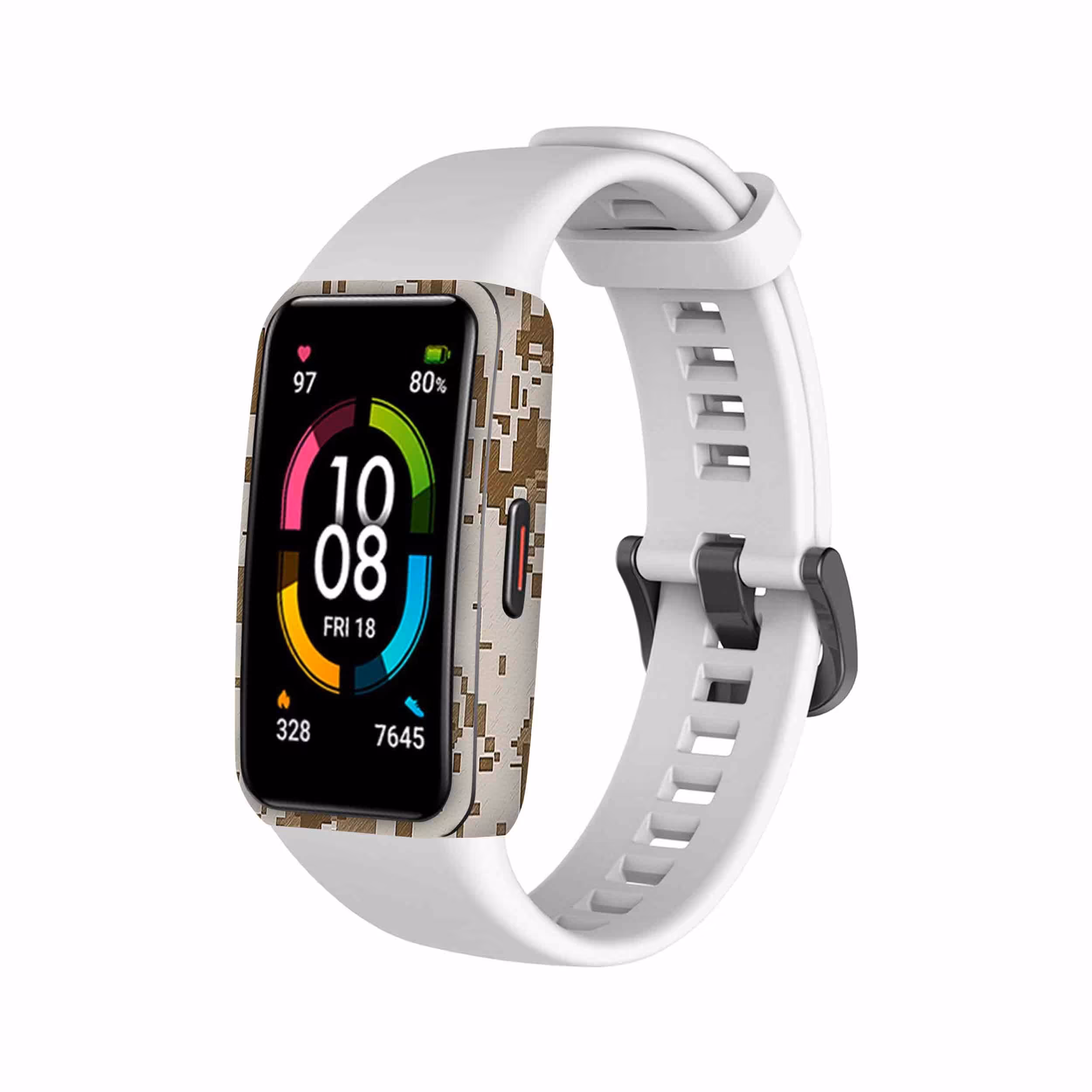 برچسب ماهوت طرح Army Desert Pixel مناسب برای ساعت هوشمند هوآوی band 6