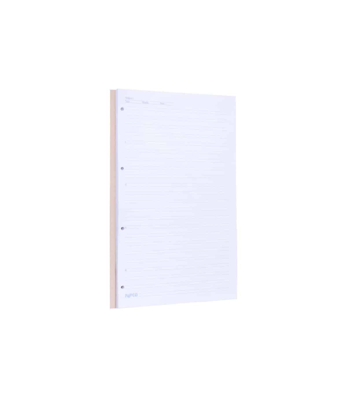 کاغذ کلاسور انگلیسی 2 خط 50 برگ پاپکو کد X2