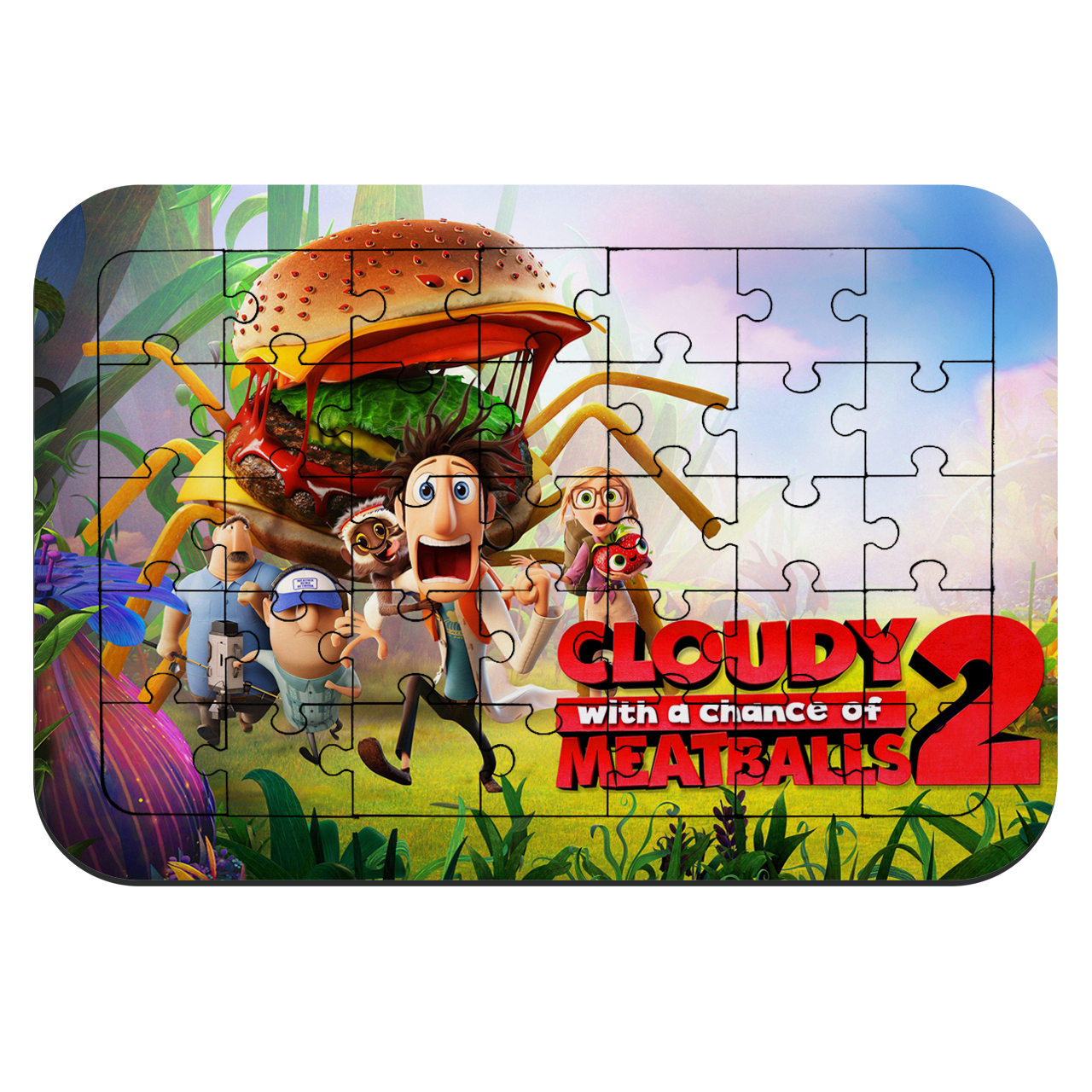 پازل 35 تکه طرح ابری با احتمال بارش کوفته قلقلی مدل NI1249 