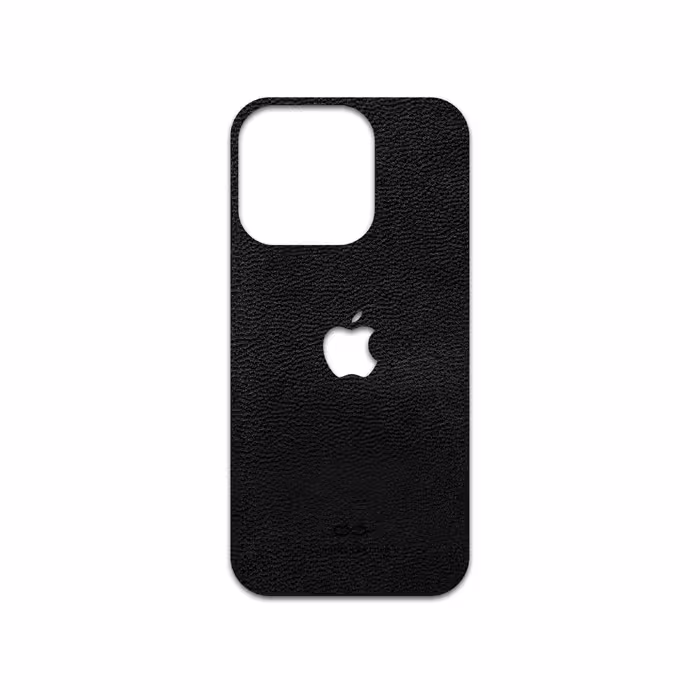 برچسب پوششی ماهوت مدل Black-Leather مناسب برای گوشی موبایل اپل iPhone 14 Pro