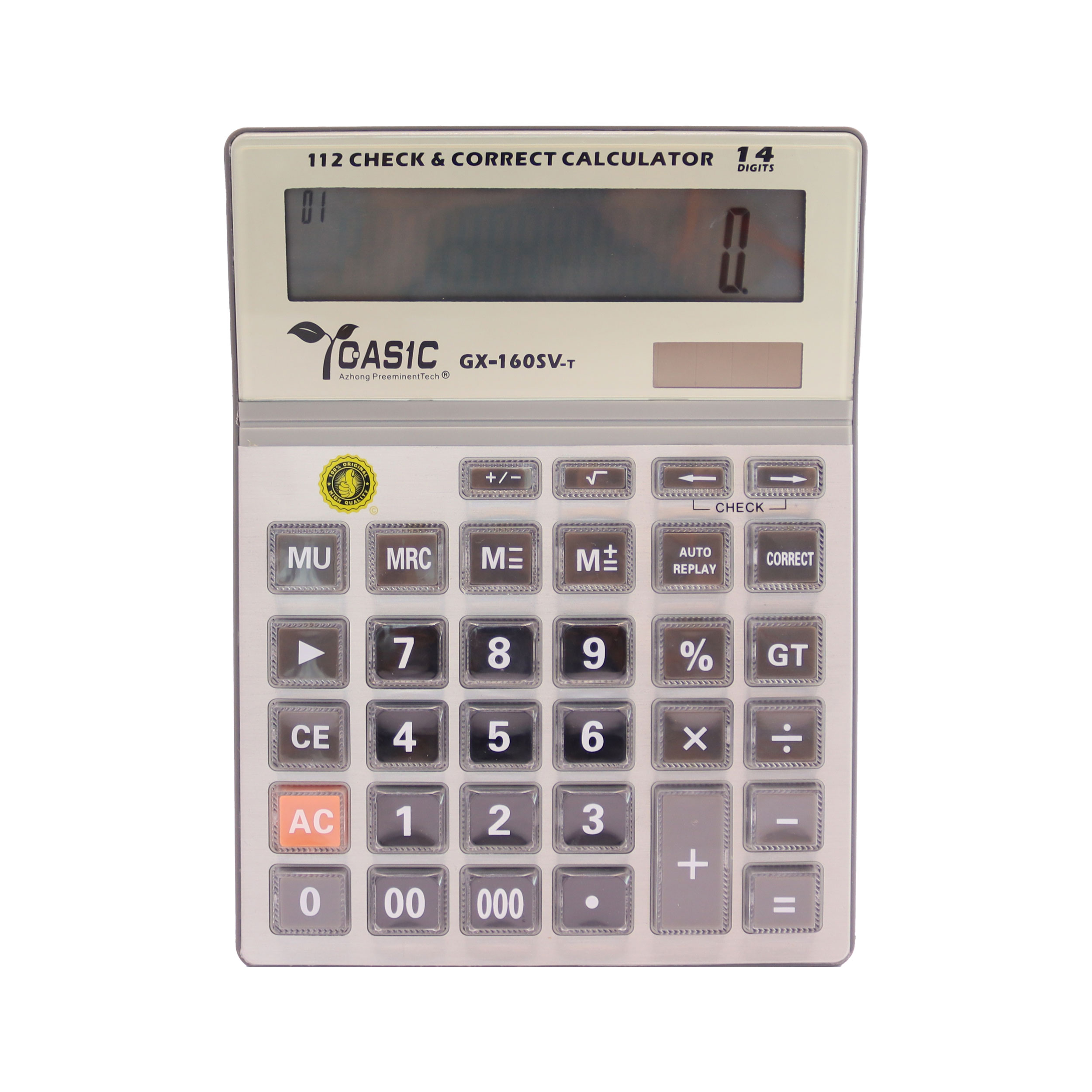 ماشین حساب کاسیک مدل GX-160SV-t کد 7677