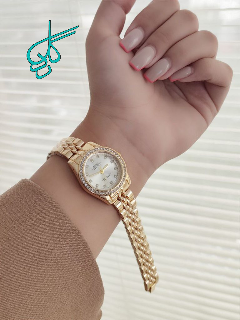 خرید ساعت زنانه رولکس جدید و رنگ ثابت دارای رنگ بندی متنوع و کیفیت عالی1920714 - ردگل