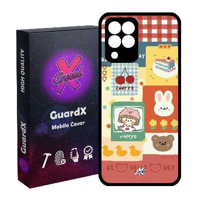 کاور گارد ایکس طرح دختر مدل Glass10515 مناسب برای گوشی موبایل سامسونگ Galaxy M33/M33 5G