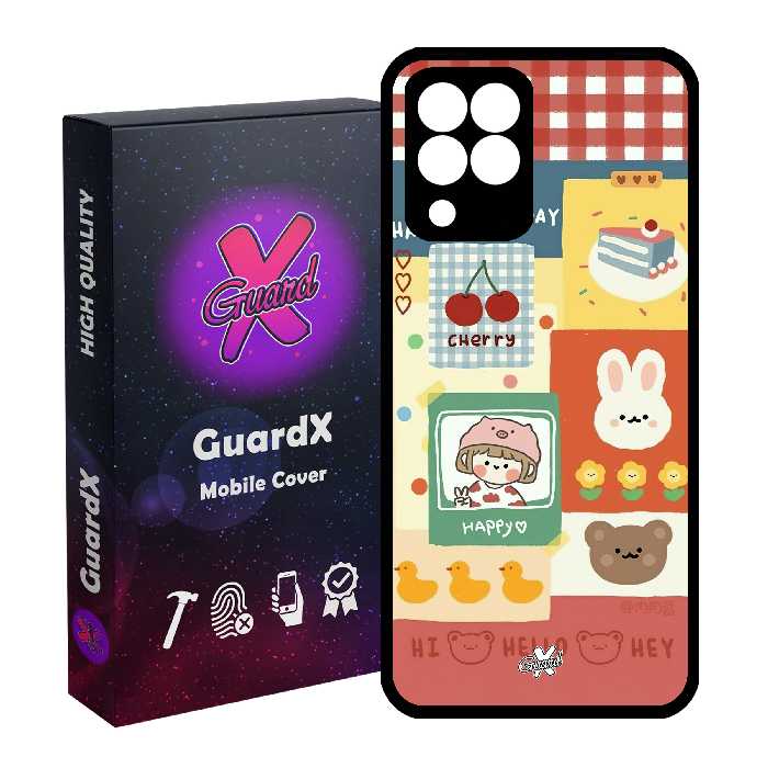 کاور گارد ایکس طرح دختر مدل Glass10515 مناسب برای گوشی موبایل سامسونگ Galaxy M33/M33 5G