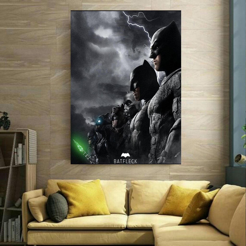 تابلو شاسی طرح کالکشن بتمن مدل بن افلک کد AR1073