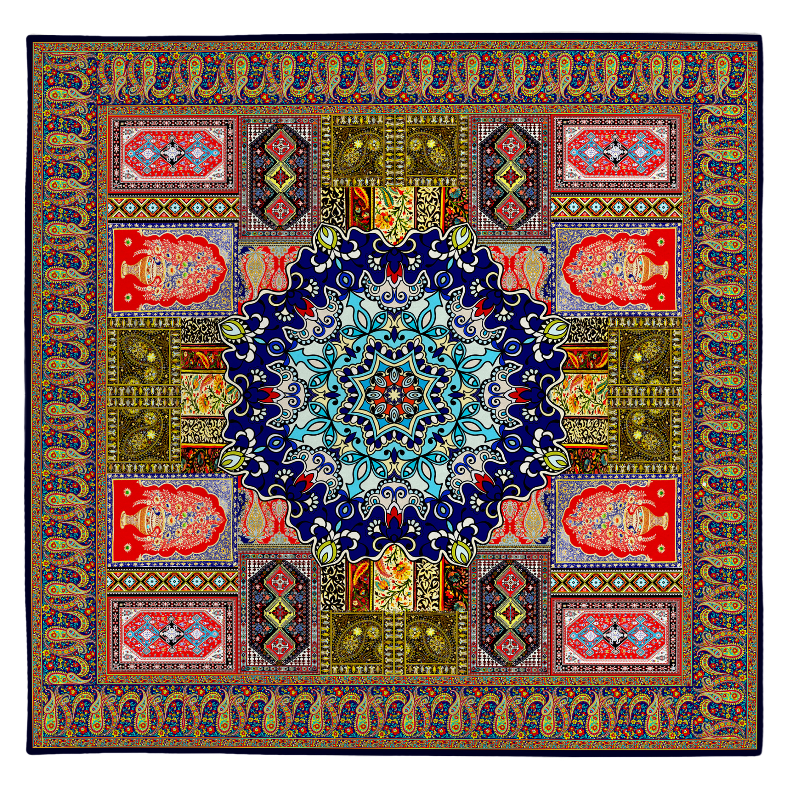 رومیزی طرح ترمه کد 9948