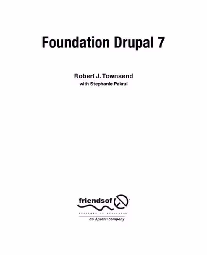 خرید و دانلود نسخه کامل کتاب Foundation Drupal 7