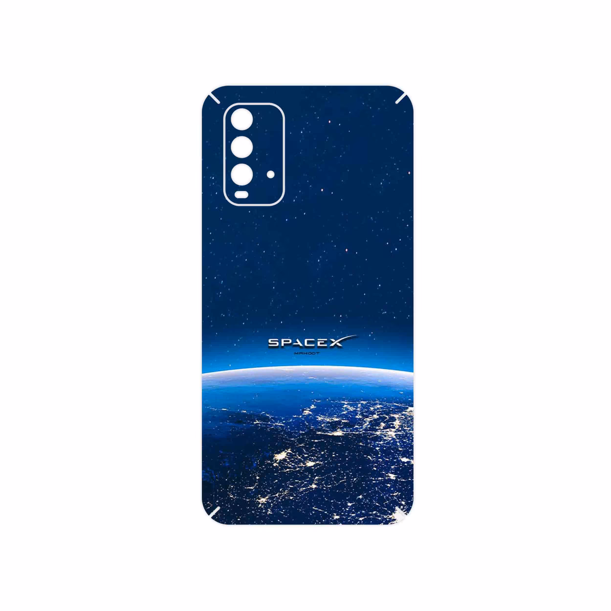 برچسب پوششی ماهوت مدل Space X مناسب برای گوشی موبایل شیائومی Redmi 9T