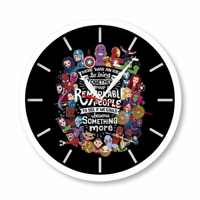 ساعت‌ دیواری راویتا طرح انتقام‌جویان کد 3372