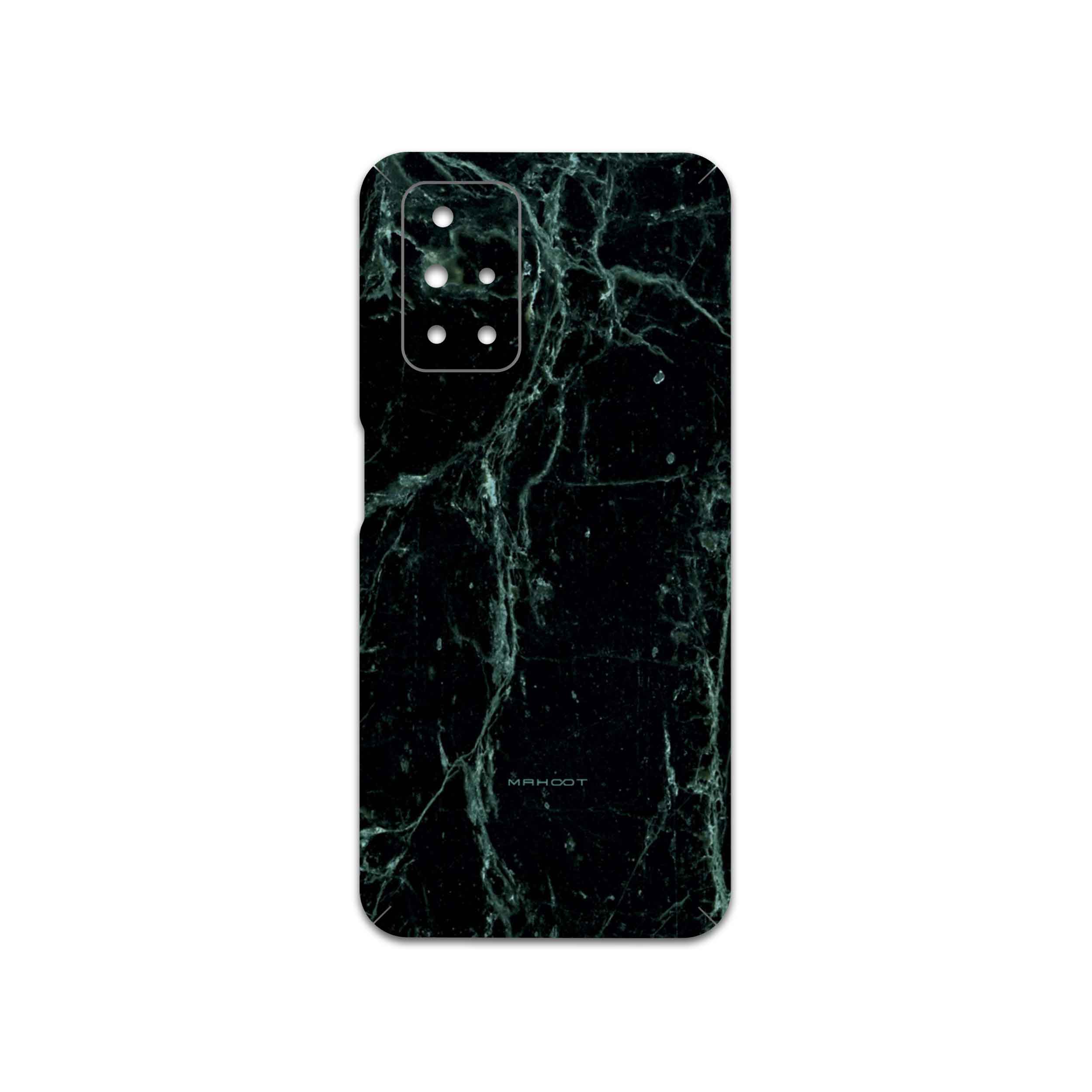 برچسب پوششی ماهوت مدل Graphite-Green-Marble مناسب برای گوشی موبایل شیائومی Redmi 10 Prime