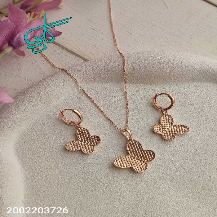 خرید نیمست زنانه جدید طرح پروانه مارک ژوپینگ رنگ ثابت ضد حساسیت آبکاری شده کیفیت عالی کد 1715509 - ردگل