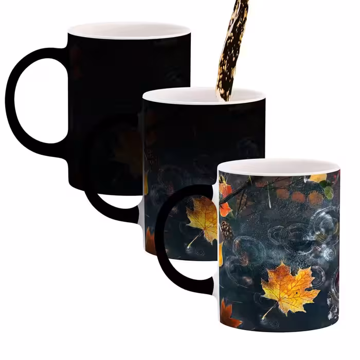 ماگ حرارتی طرح برگ مدل mgph02743