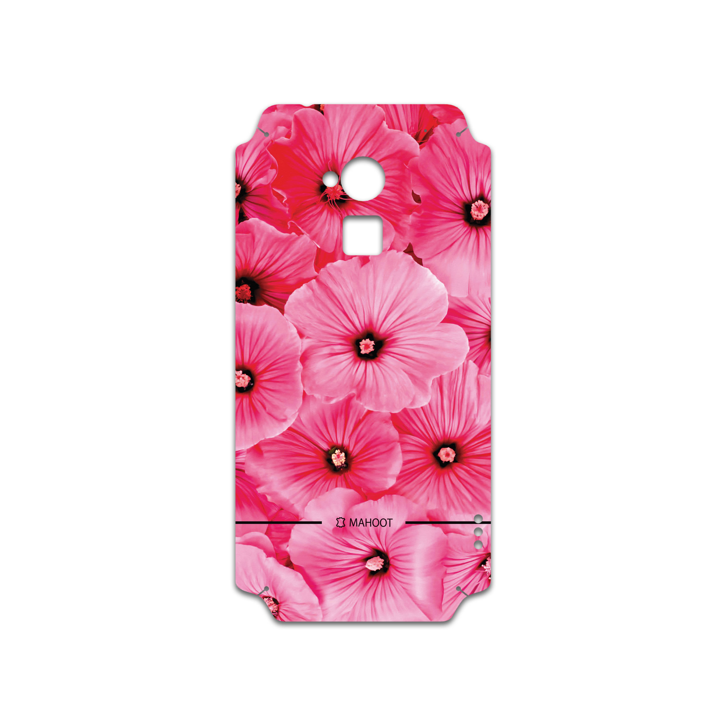 برچسب پوششی ماهوت مدل Pink-Flower مناسب برای گوشی موبایل اچ تی سی One Max