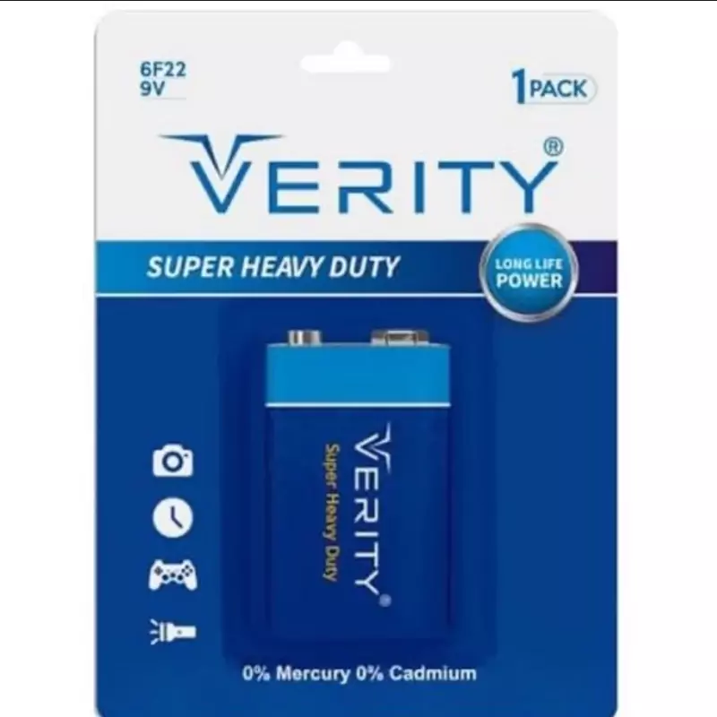 باتری کتابی شیرینگ VERITY مدل 6F22