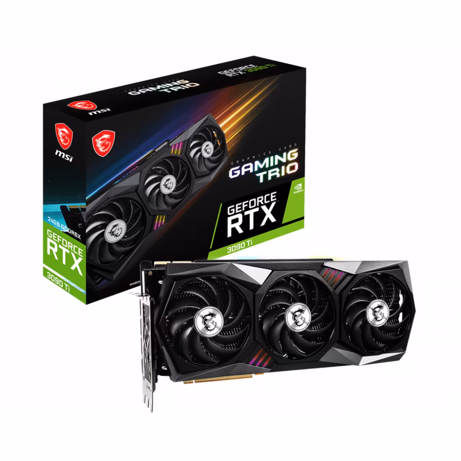 کارت گرافیک ام اس آی GeForce RTX 3090 Ti GAMING X TRIO 24G