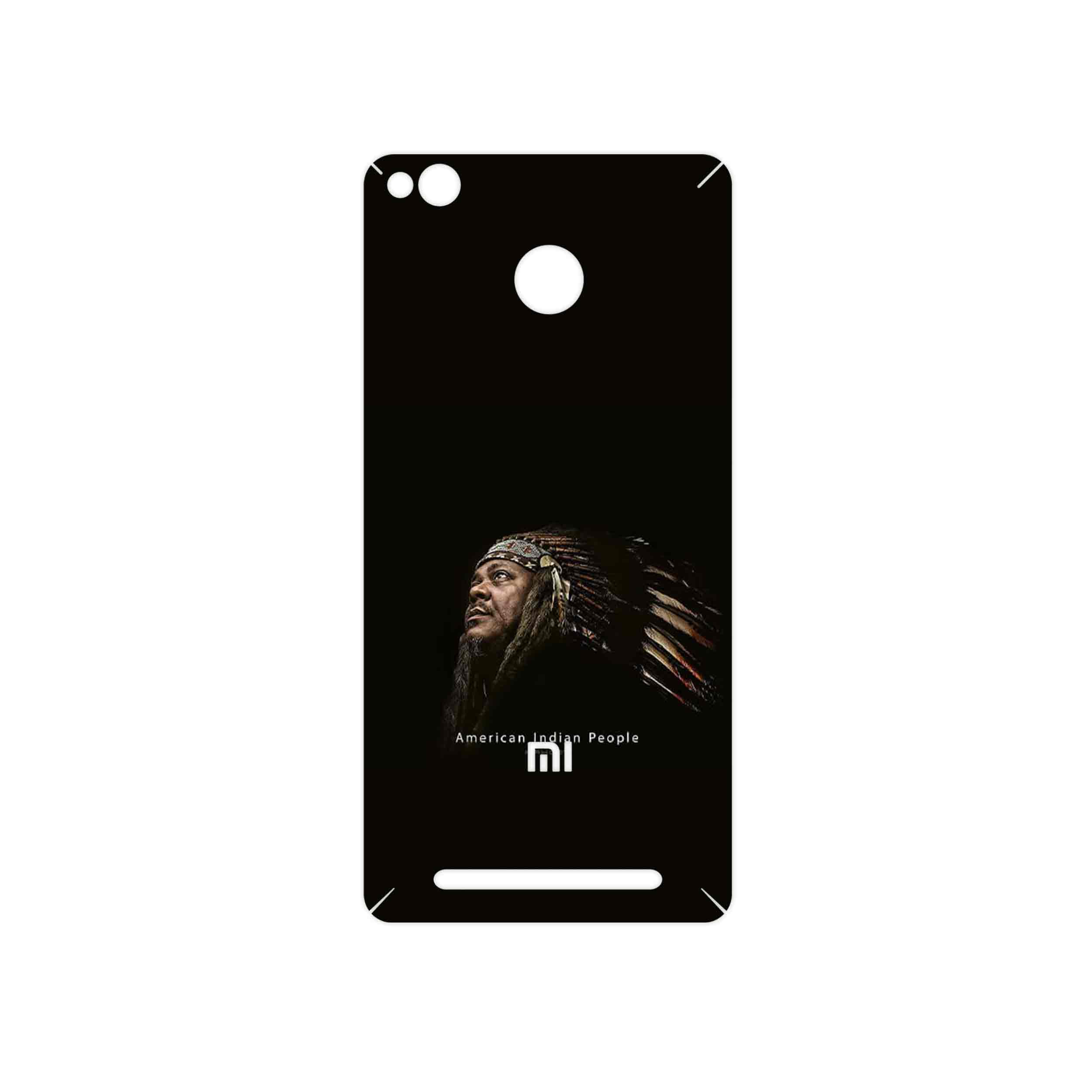 برچسب پوششی ماهوت مدل Portrait of an Indian Man مناسب برای گوشی موبایل شیائومی Redmi 3 Pro