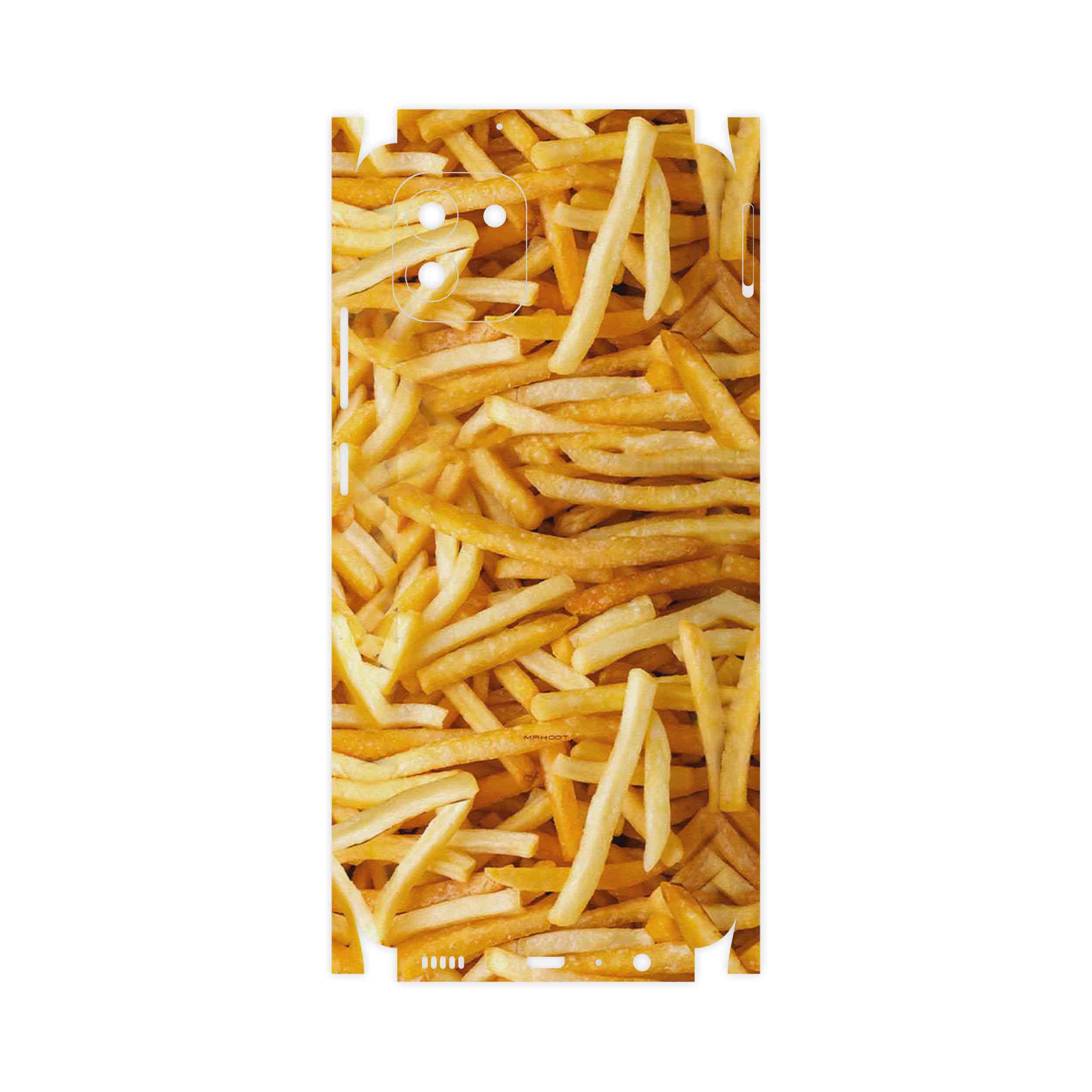 برچسب پوششی ماهوت مدل French fries-FullSkin مناسب برای گوشی موبایل سامسونگ Galaxy A03