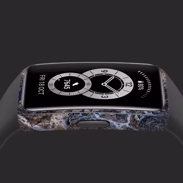 برچسب ماهوت طرح Earth White Marble مناسب برای ساعت هوشمند هوآوی band 6