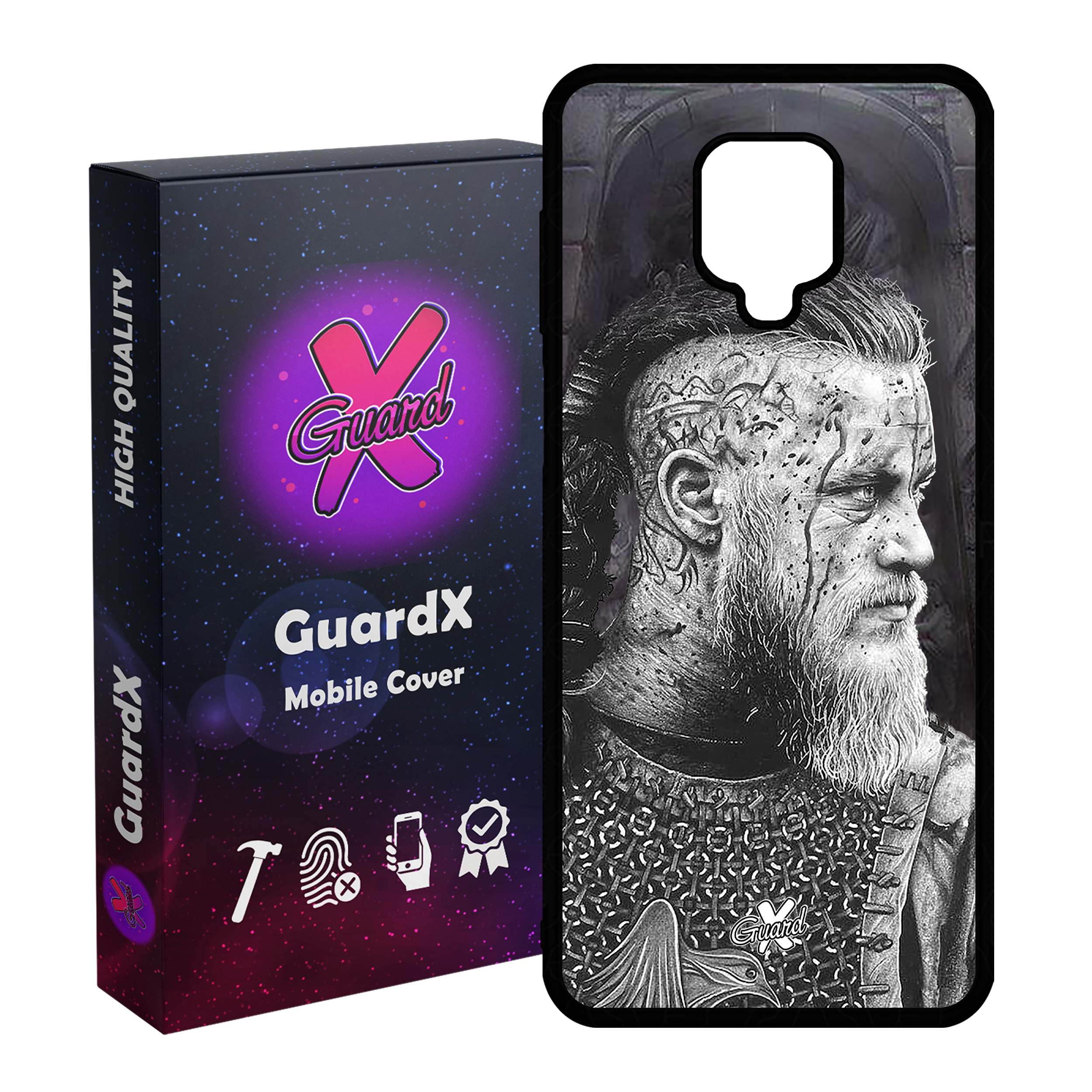 کاور گارد ایکس طرح Ragnar مدل Glass10245 مناسب برای گوشی موبایل شیائومی Redmi Note 9S / Note 9 Pro / Note 9 Pro Max
