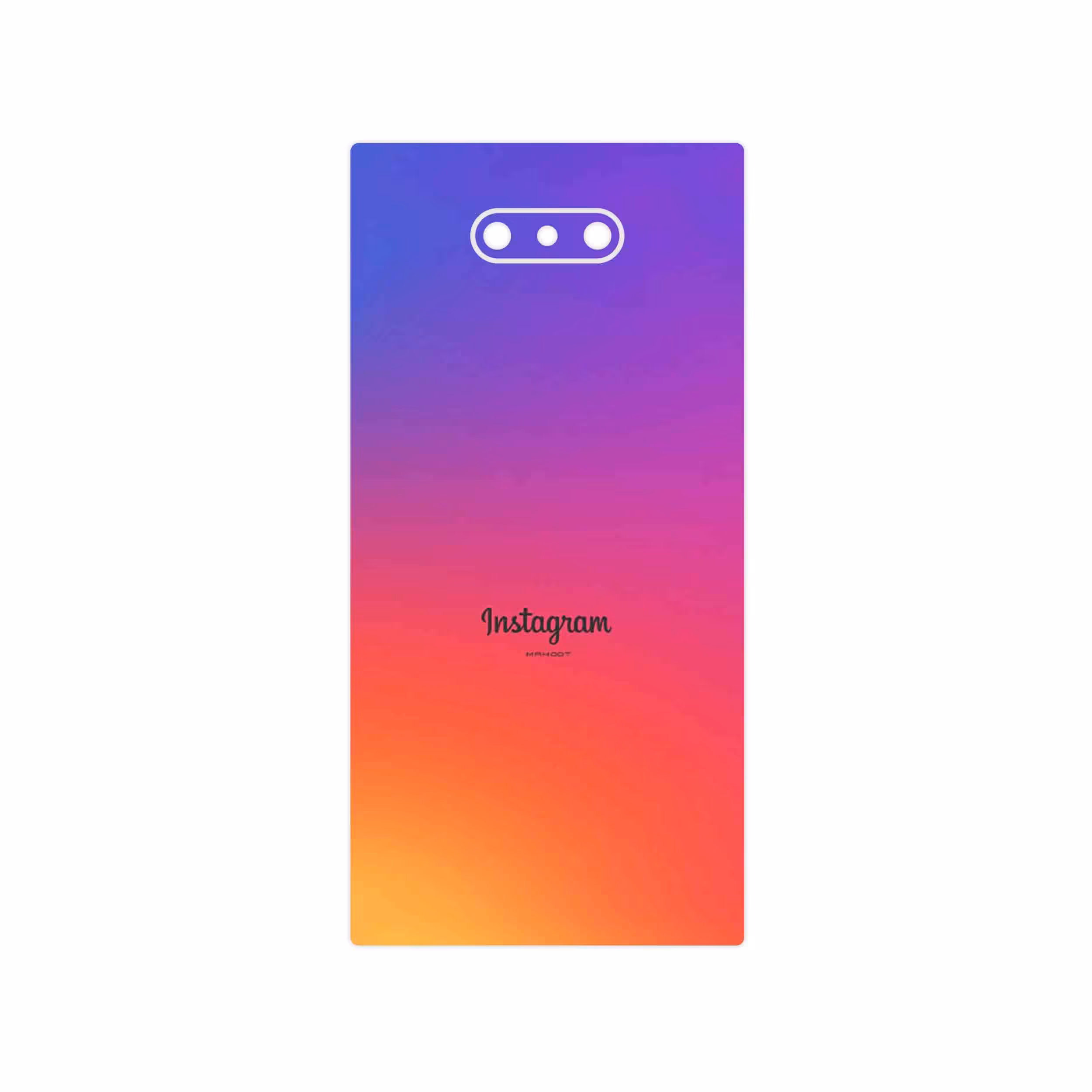 برچسب پوششی ماهوت مدل Instagram مناسب برای گوشی موبایل ریزر Phone 2