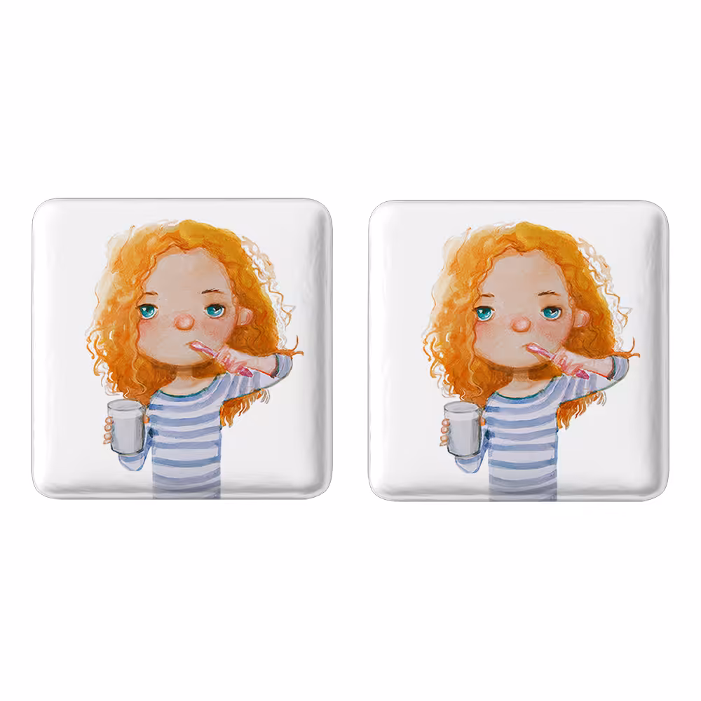 پیکسل خندالو مدل دختر کد 5528 به همراه مگنت