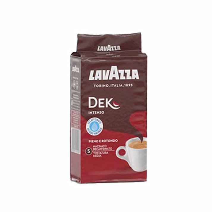 پودر قهوه لاوازا بدون کافئین اینتنسو LAVAZZA DEK Intenso وزن 250 گرمی